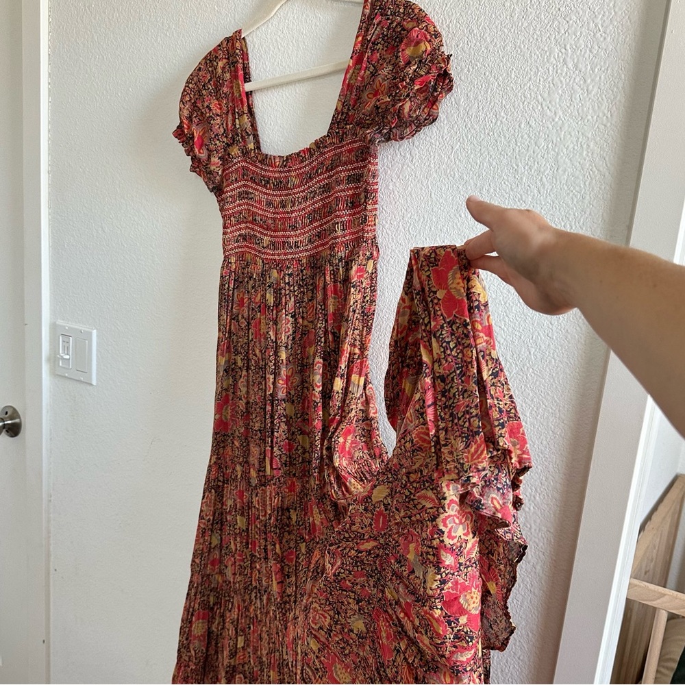 Free People Smocked Maxi Dress